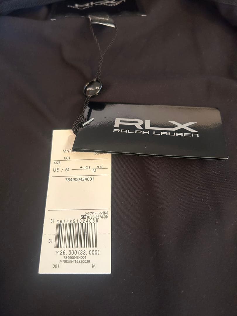 RLX ラルフローレン　フルジップ　ジャケット　US:M