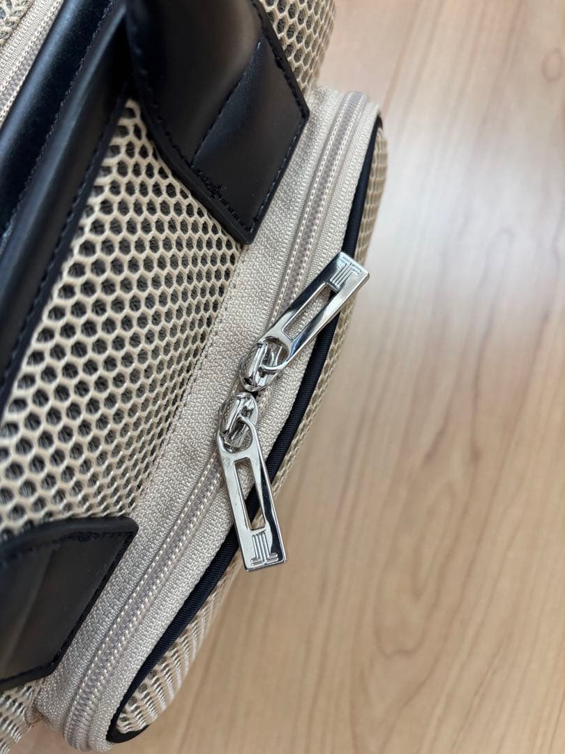 【極美品】LANVIN SPORT ダブルラッセルメッシュカートバッグ ゴルフ