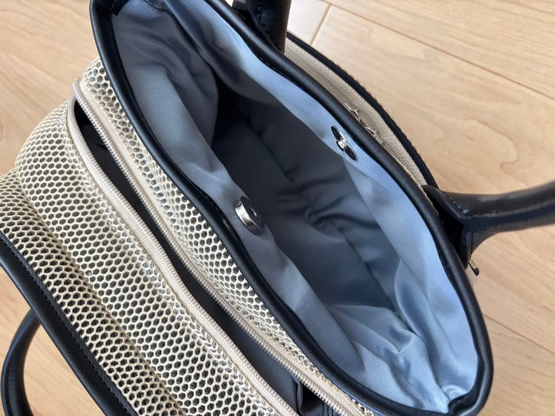【極美品】LANVIN SPORT ダブルラッセルメッシュカートバッグ ゴルフ