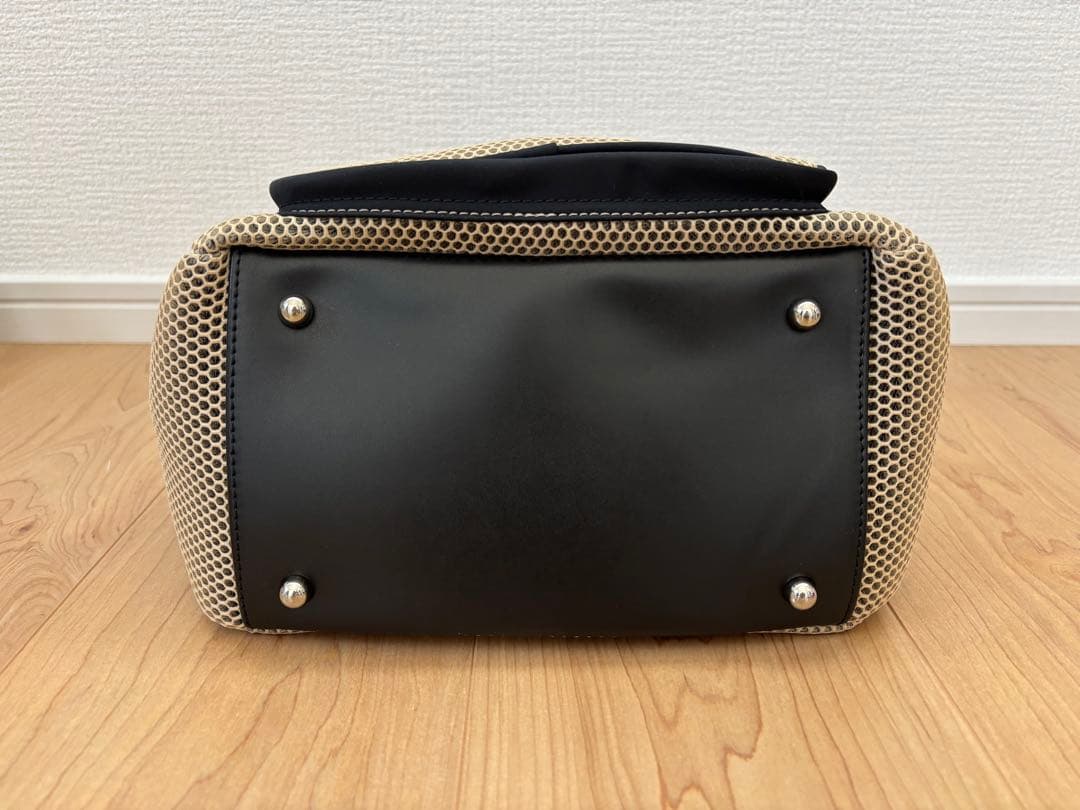 【極美品】LANVIN SPORT ダブルラッセルメッシュカートバッグ ゴルフ