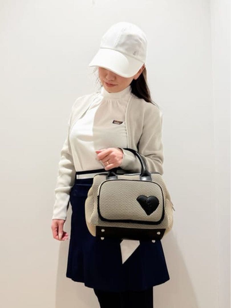 pon✨LANVIN SPORT ダブルラッセルメッシュカートバッグ