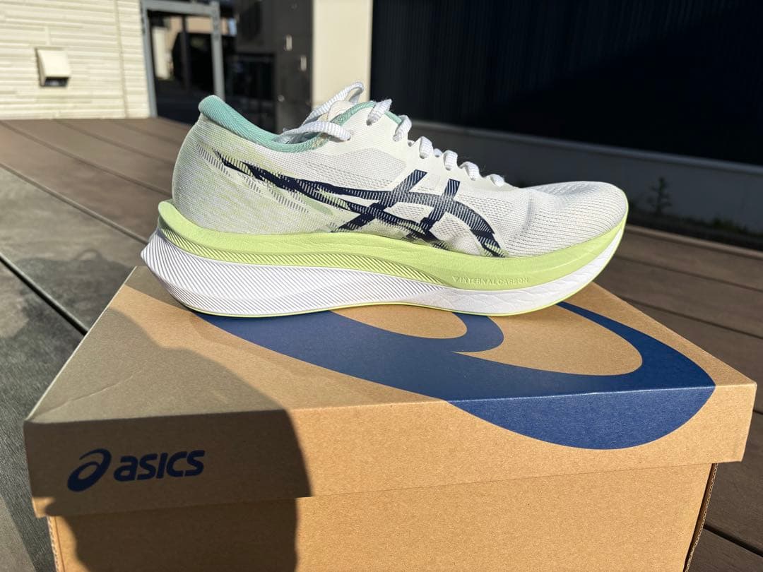 アシックスASICS　マジックスピード4 26.5cm メンズホワイト/ミント