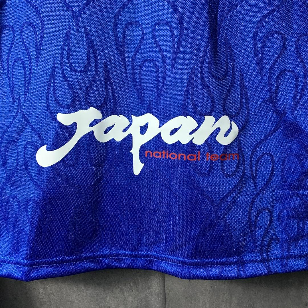 【★中田英寿】 古着 サッカー 日本代表 98年フランスW杯 炎 ゲームシャツ