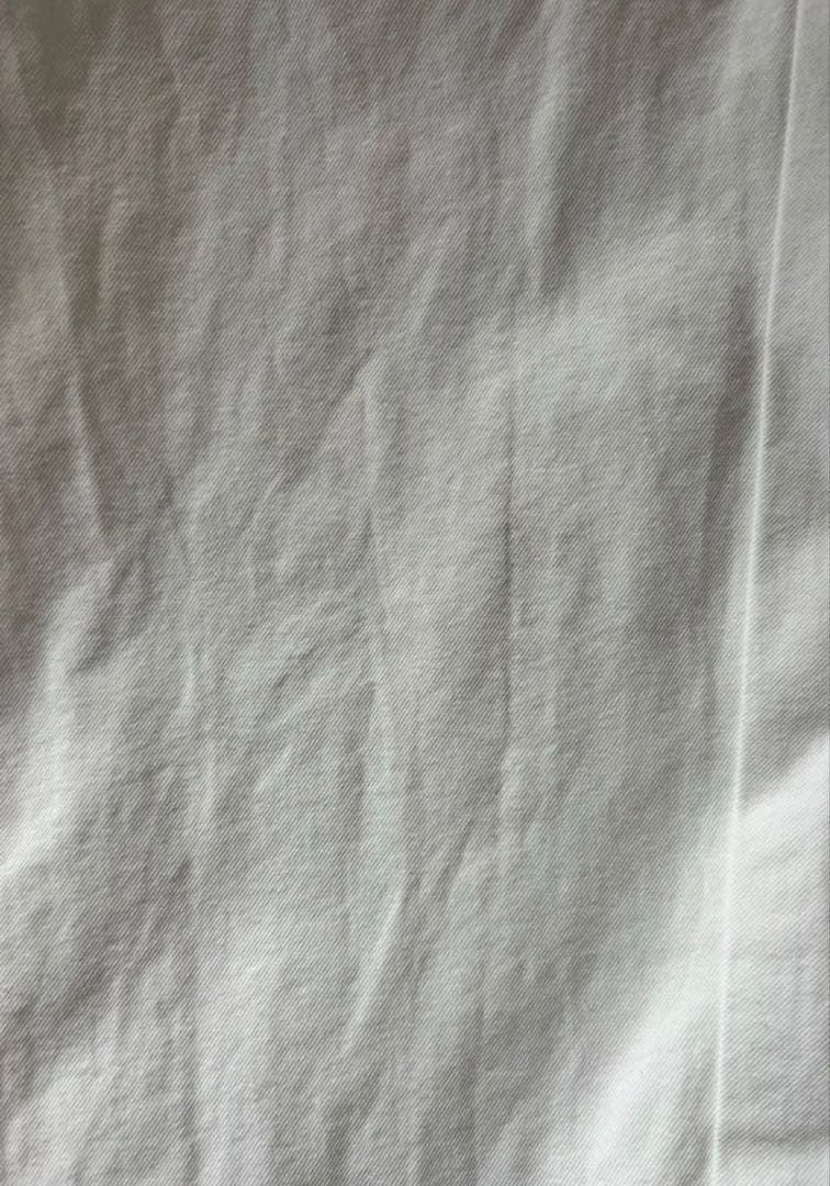 and per se ホワイト スリムフィットパンツ