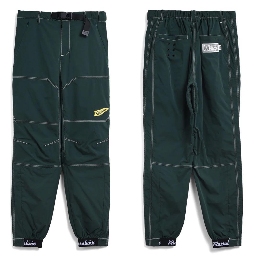 新品 ラッセルノ ゴルフ ウィンド ストップ ロング パンツ グリーン XL 6