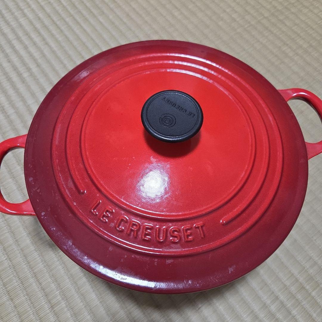 p*y様 LE CREUSET ココット 直径22cm 3.3L両手鍋 チェリー