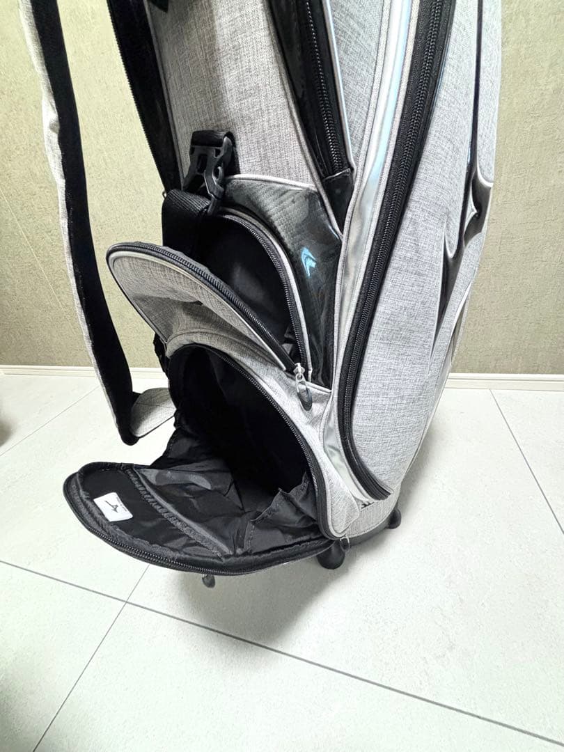 MIZUNO キャディバッグ ライトスタイル グレー 美品