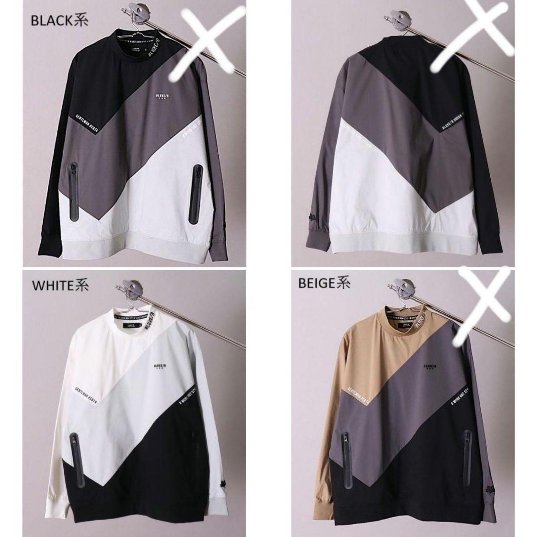 LUXE/R GOLF ストレッチ布帛プルオーバー 45933WHXL
