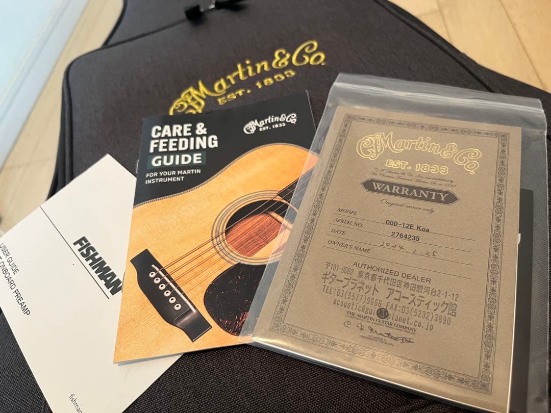 【超美品】Martin OOO-12E Koa トリプルオー コア