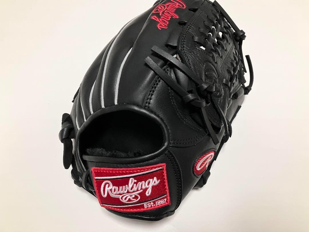 ローリングス 黒Rawlings軟式野球 /ソフトボール兼用グラブ 成人用