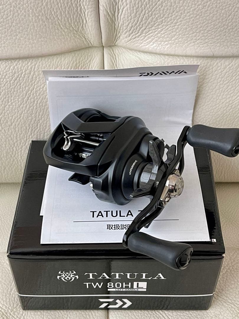 【廃盤品新品】ダイワ 22タトゥーラTW80HL 漆黒180g軽量 ザイオン②