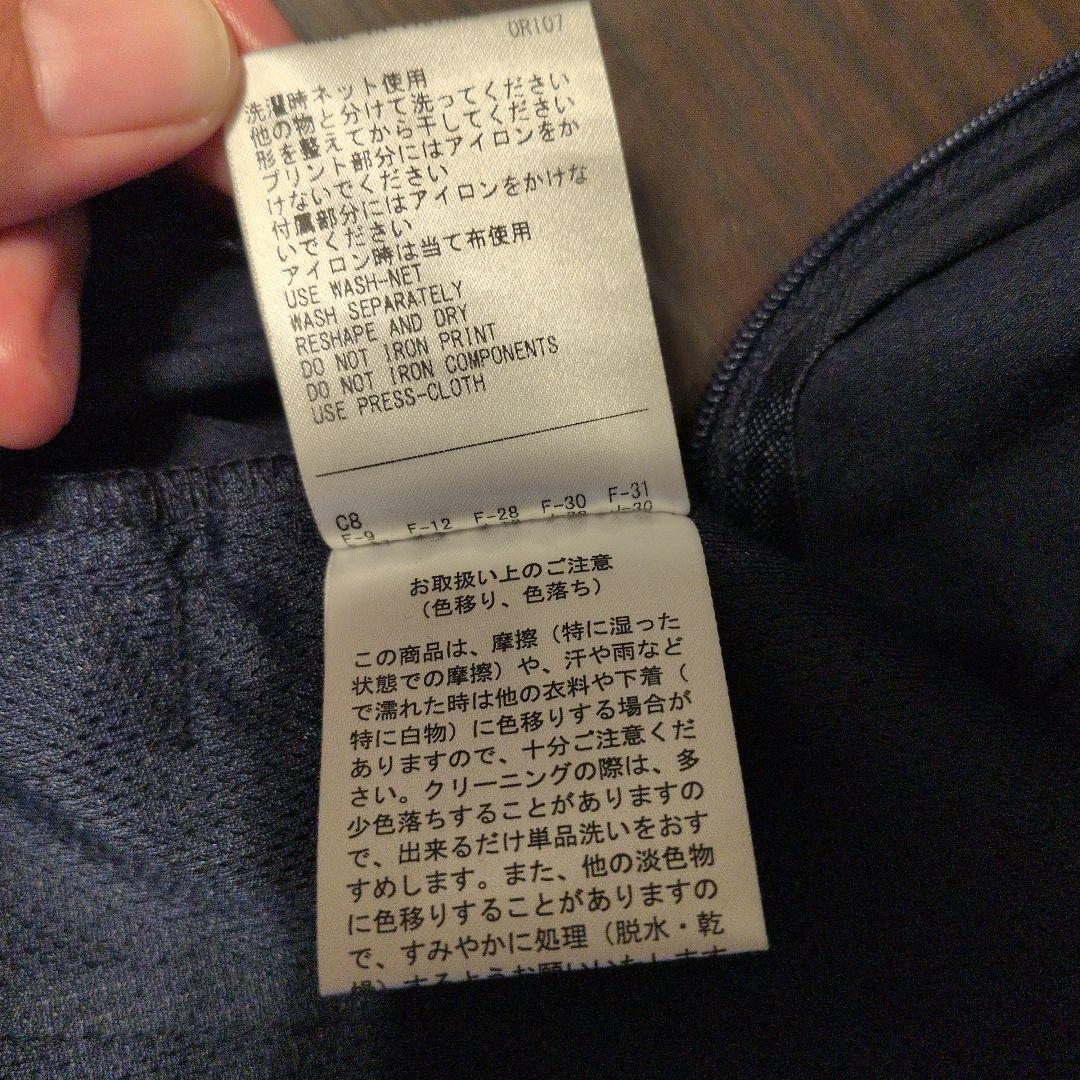 【未使用】Callawayハーフジップネイビーシャツ　М