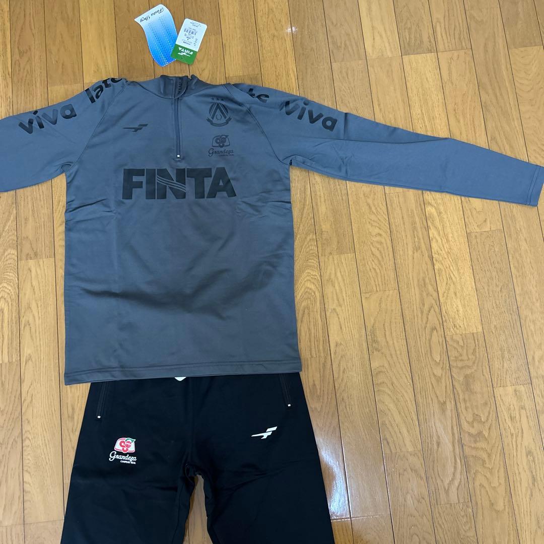 FINTA ジャージセット 黒パンツ グレー