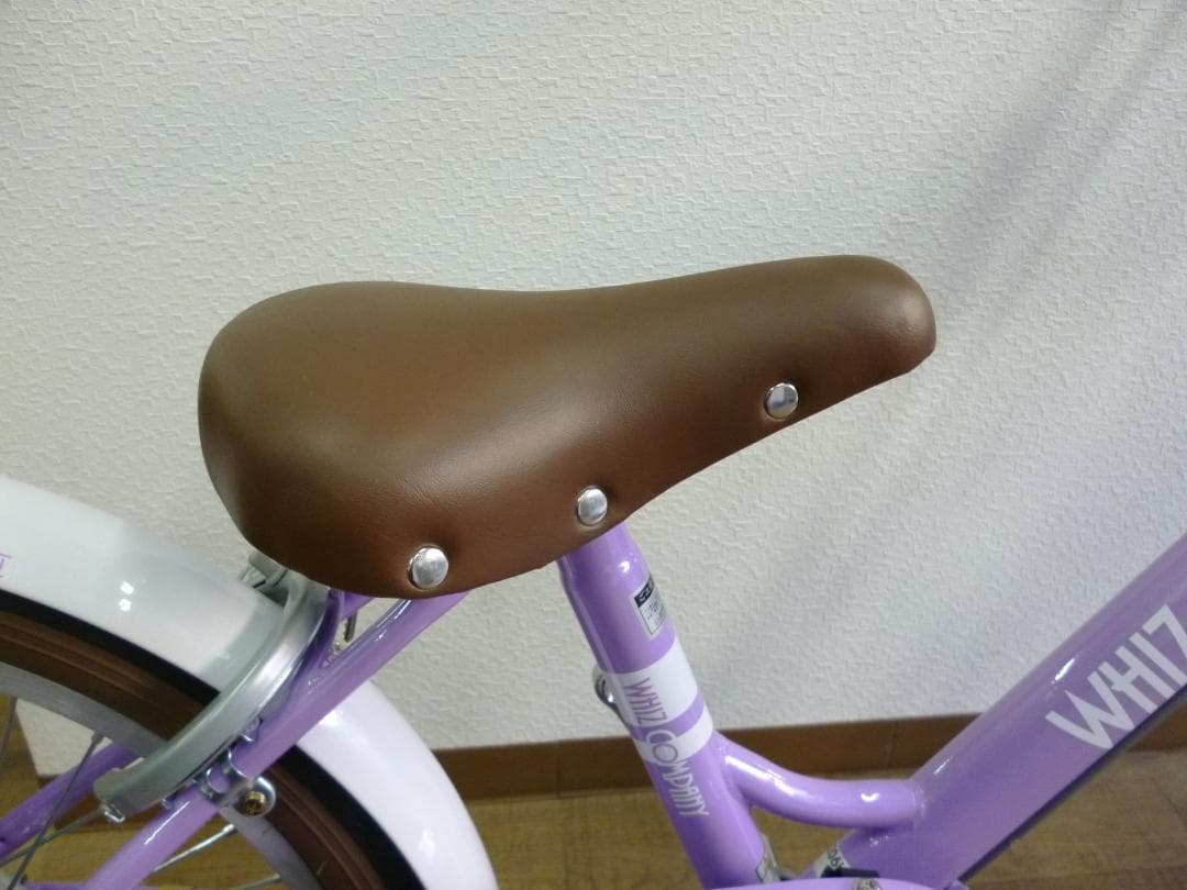 ◆ガールズ 自転車 22インチ パープル ヘルメット他オマケ付き