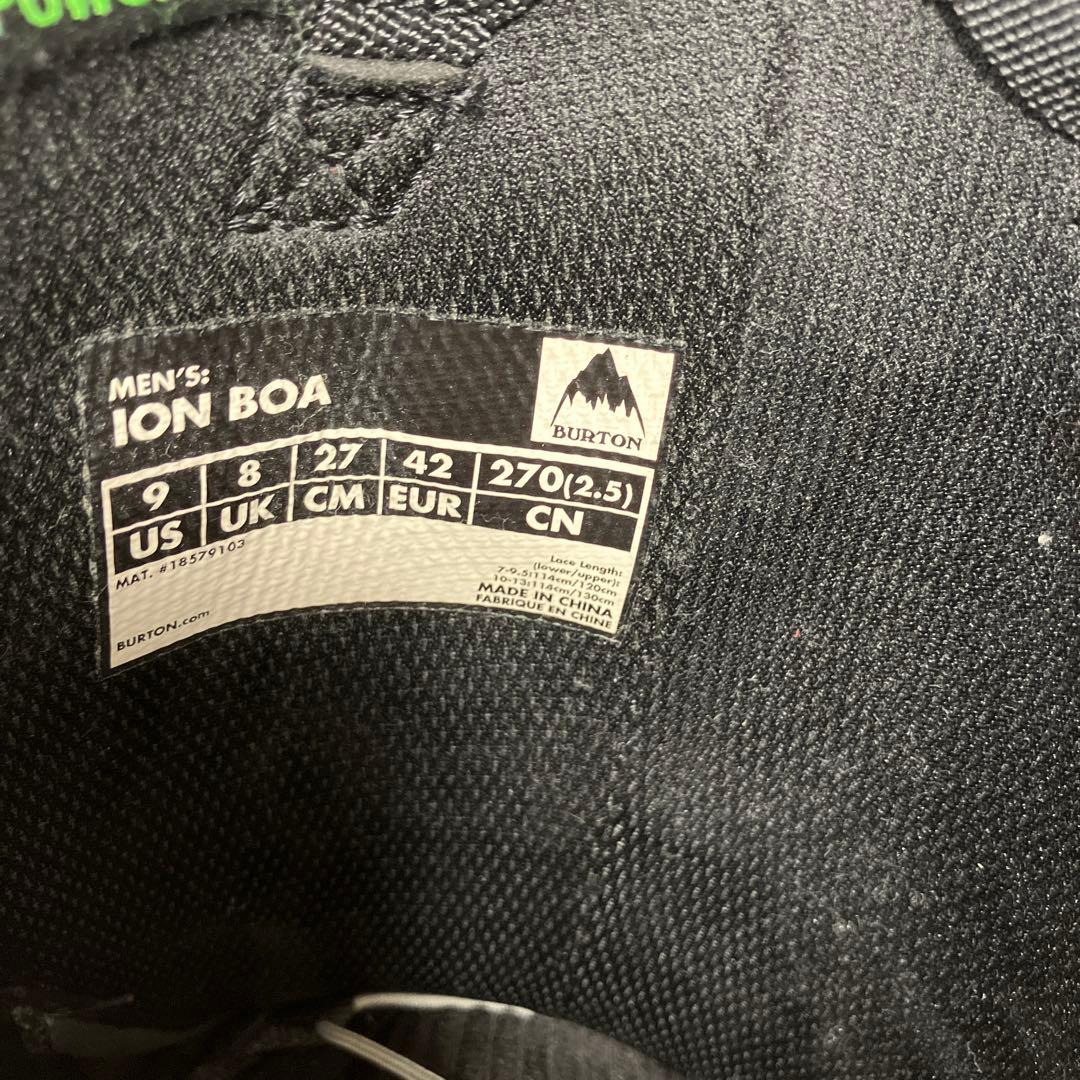 BURTON ION BOA バートン アイオン ボア　27cm