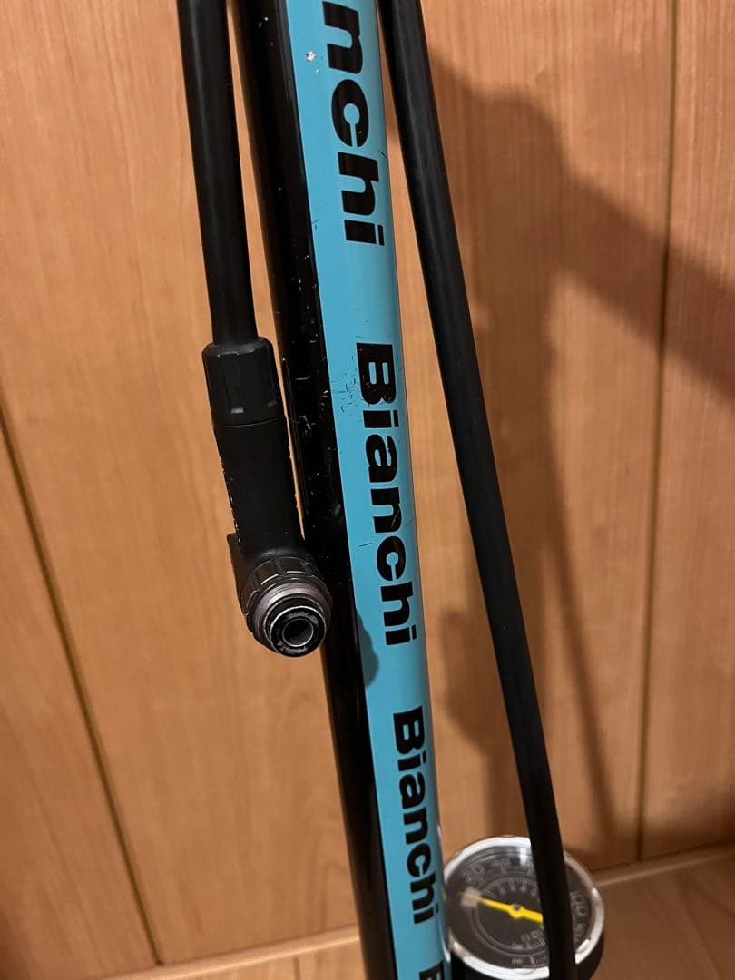 ビアンキ　Bianchi 空気入れ　フロアポンプ　チェレステ　ロードバイク