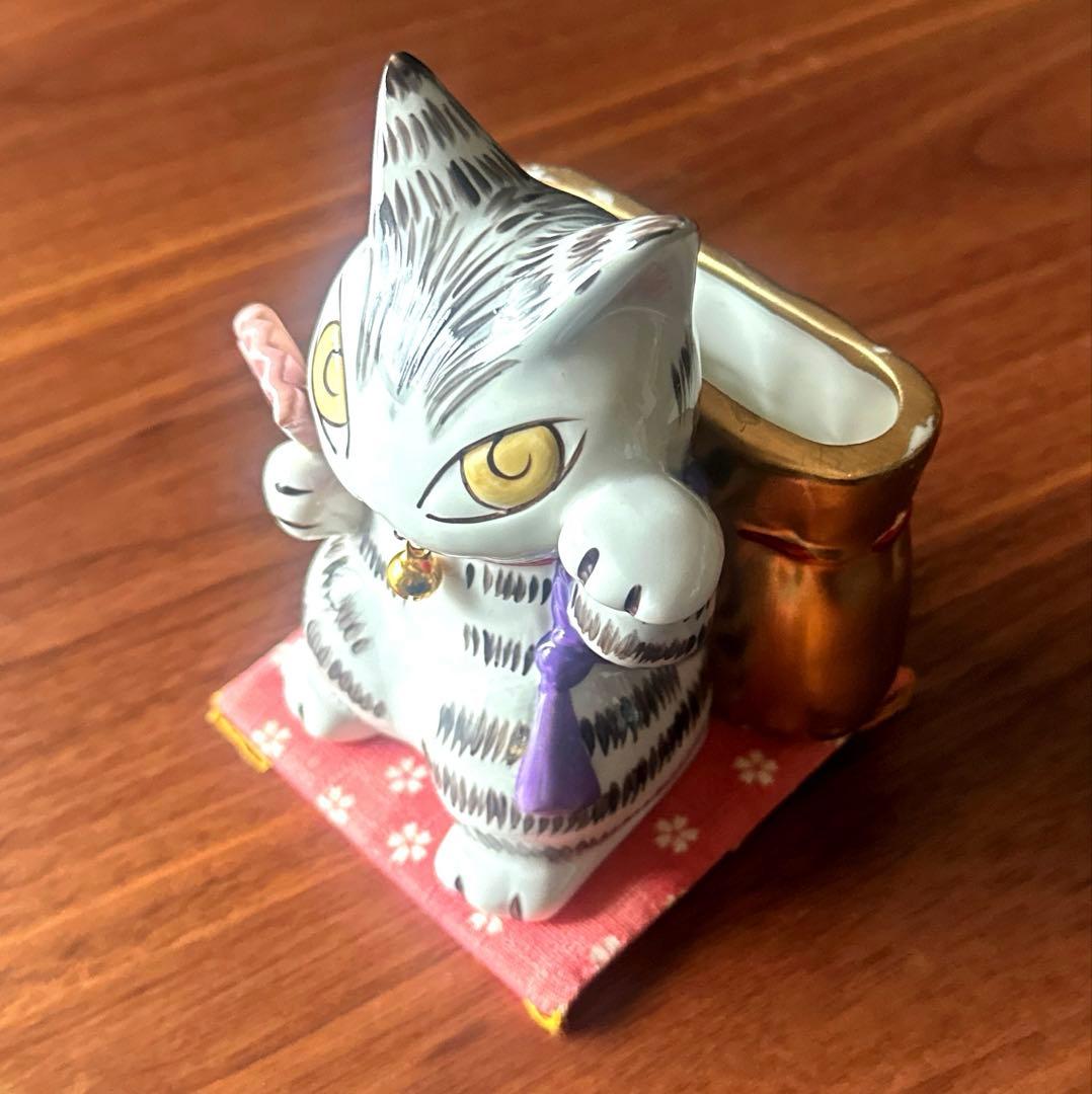 【新品未使用】ダヤン桜宝くじ立て貯金箱