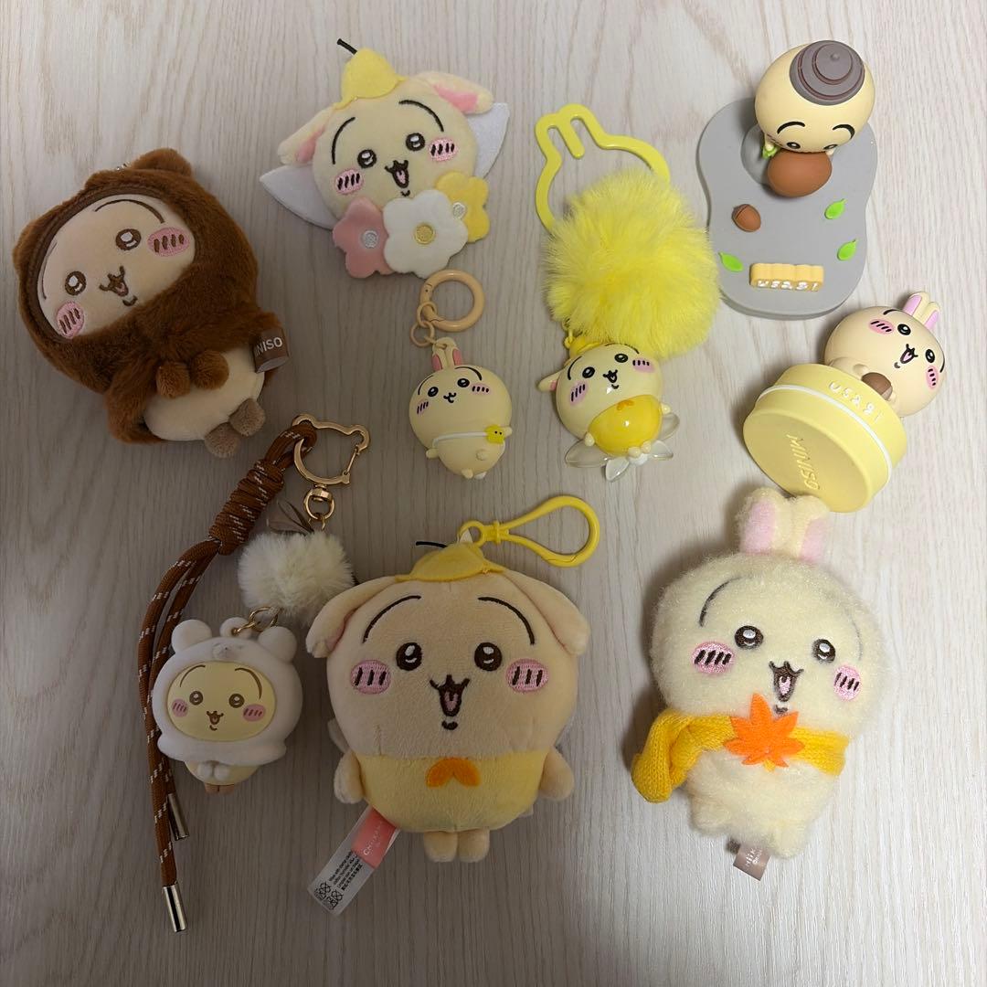 MHNISO ちいかわ　韓国　まとめ売り　うさぎ ぬいぐるみ　キーホルダー10点
