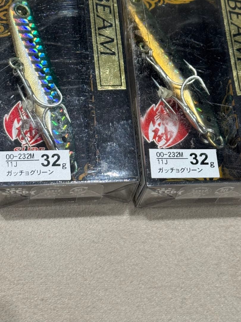 シマノ　スピンビーム32gメタルジグ ガッチョグリーン