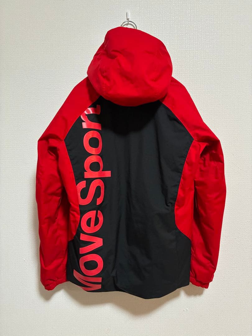 美品 MOVE SPORT スキーウェア M 赤 DESCENTE デサント