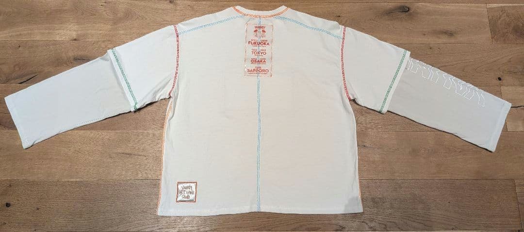 Vaundy Logo Layered T-shirt SILENCE ロンT白