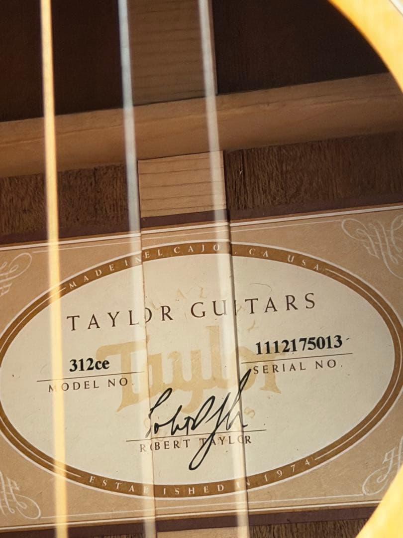 ギター Taylor-312ce