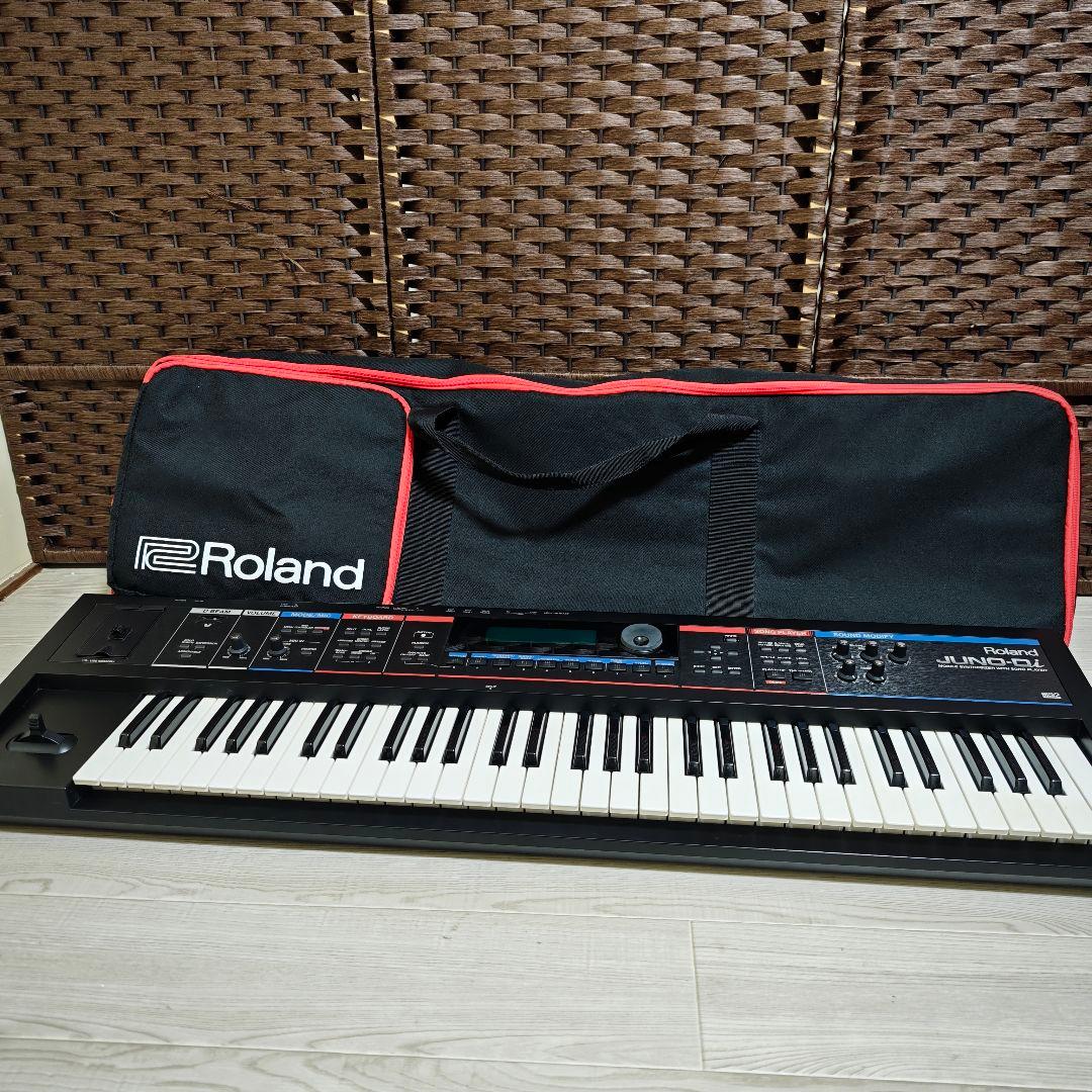 【美品】Roland JUNO-Di シンセサイザー 動作良好 ペダル ケース付