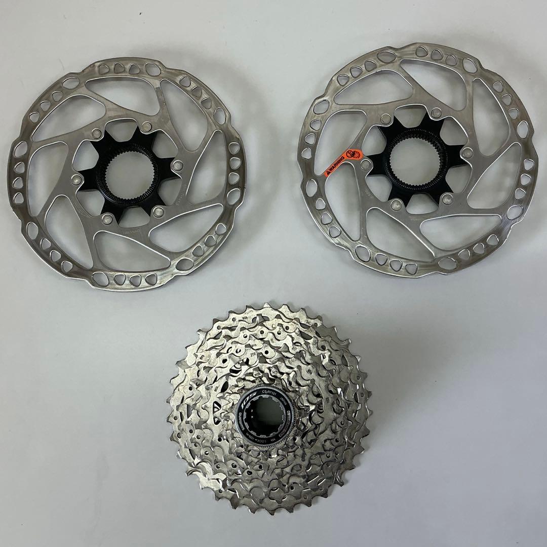 美品 シマノ105 ディスク 7100系 コンポ 12速 フルセット 走行少
