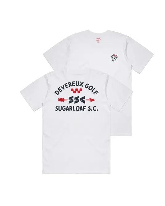 コラボ！新品【デヴァロー ゴルフ】Tシャツ 白 XL(オーバーサイズ)