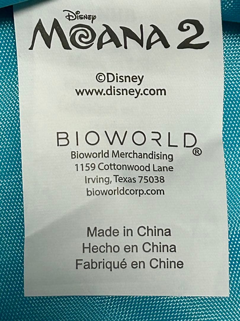 ハワイアン航空限定　ハワイアンエアライン　ディズニーモアナ2 ポーチ新品未使用