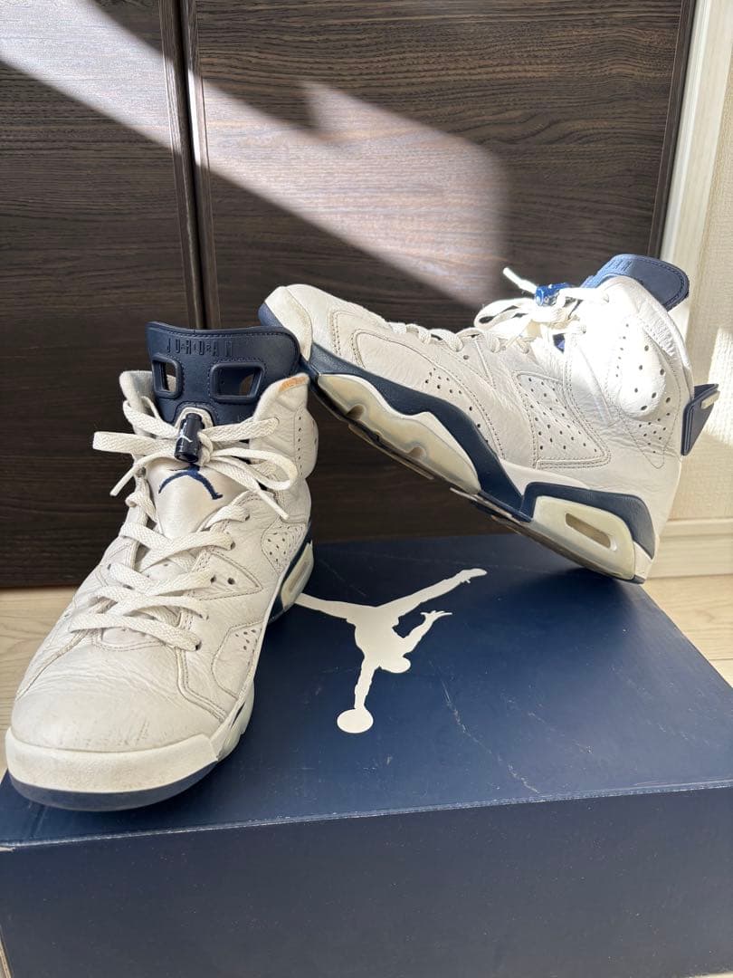 【値下げ】Air Jordan 6 ホワイト/ネイビー