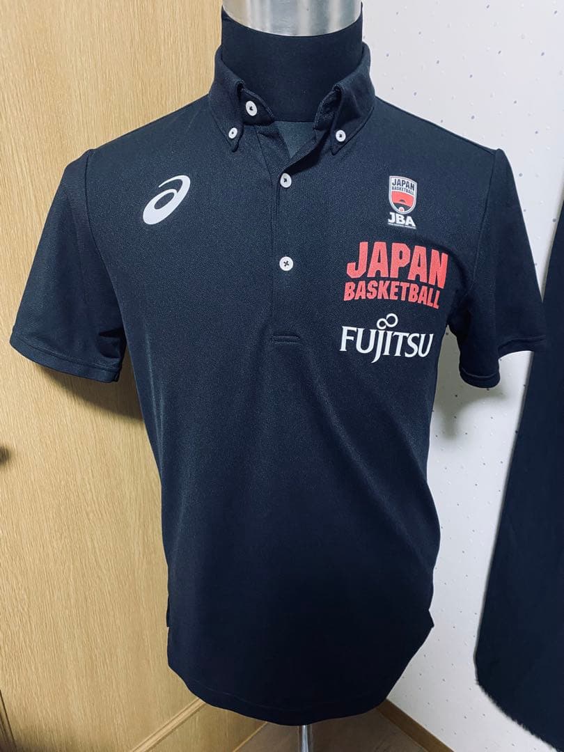 ● asics 日本代表 ポロシャツ ボタンダウン JBA