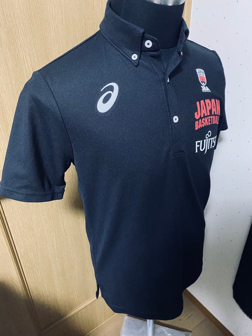 ● asics 日本代表 ポロシャツ ボタンダウン JBA