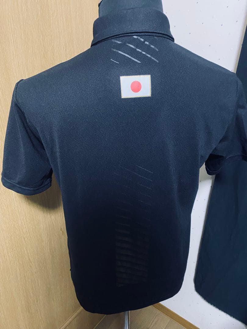 ● asics 日本代表 ポロシャツ ボタンダウン JBA