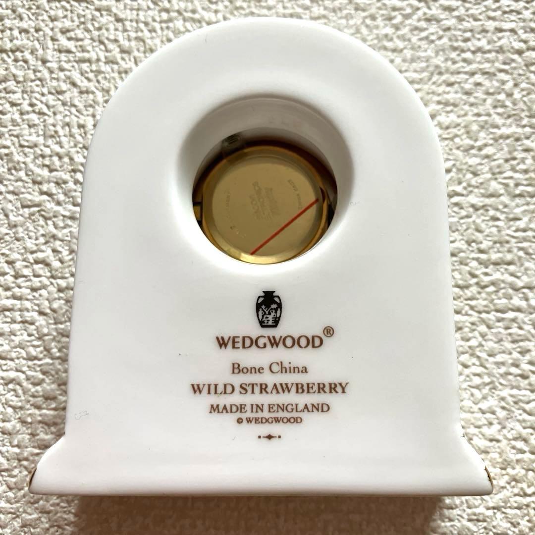  ウェッジウッド ワイルドストロベリー 陶器製置時計　Sサイズ