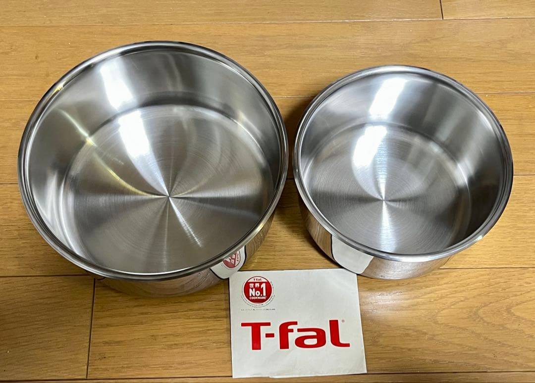ティファール　ソースパン　IH対応ステンレス　6点セット　アンリミテッド最高峰