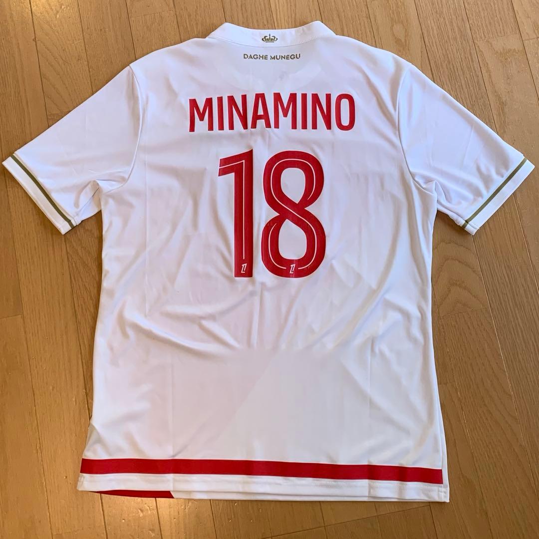 AS Monaco Minamino 18 ユニフォーム M ウェア 南野　拓実