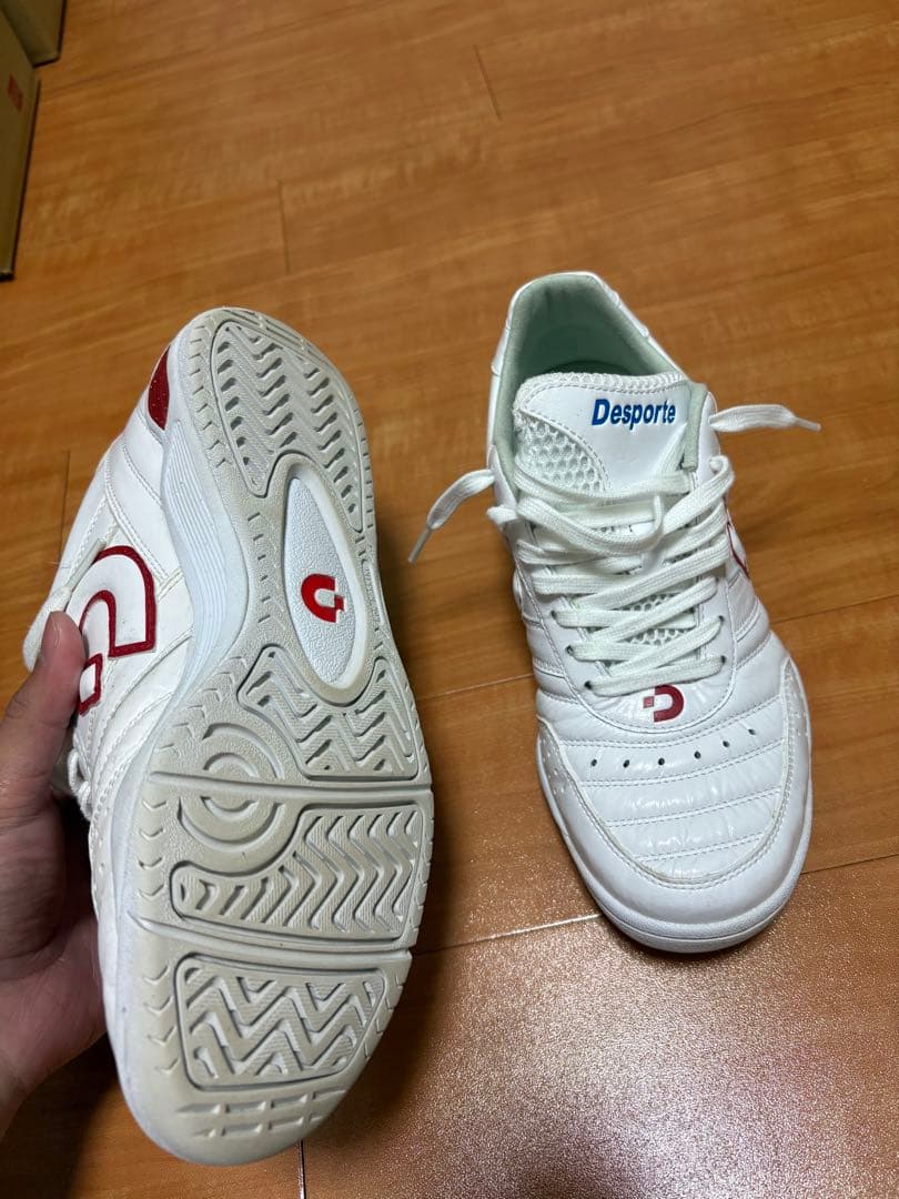 Desporte フットサルシューズ ホワイト