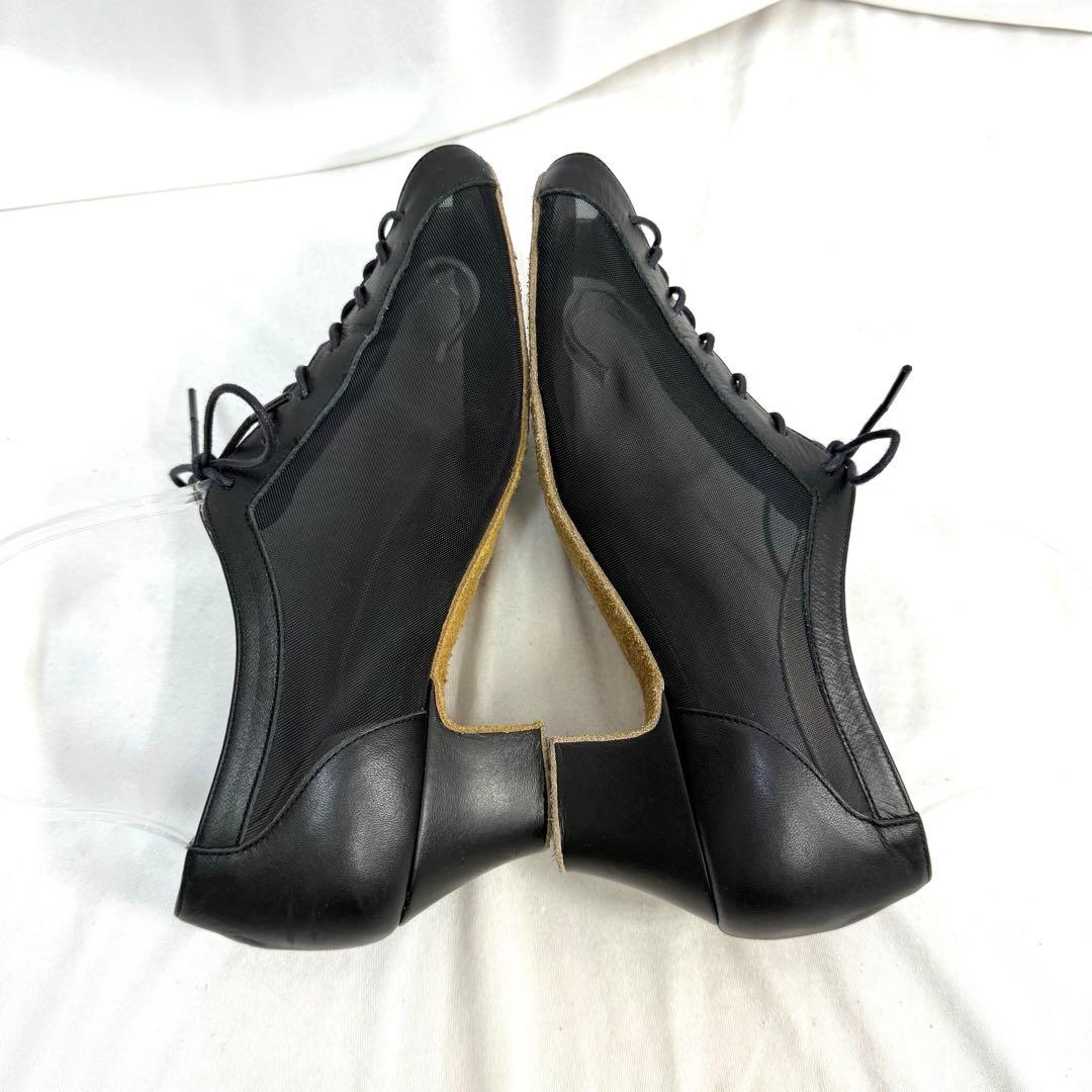 6093★Shoetree/黒/ティーチャーズシューズ/23cm/社交ダンス