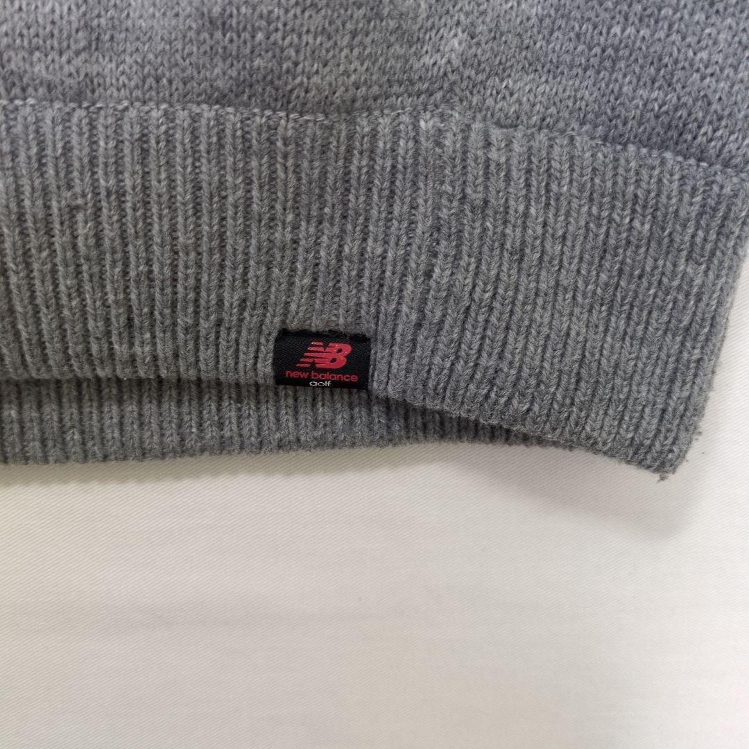 【new balance golf】ゴルフセーター グレー