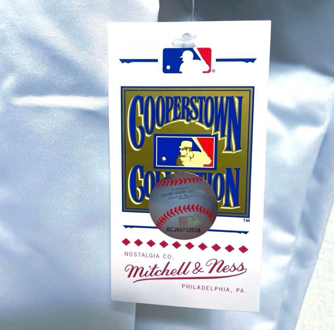 ドジャース スタジャン　ミッチェル＆ネ　Dodgers L (XL相当) 白