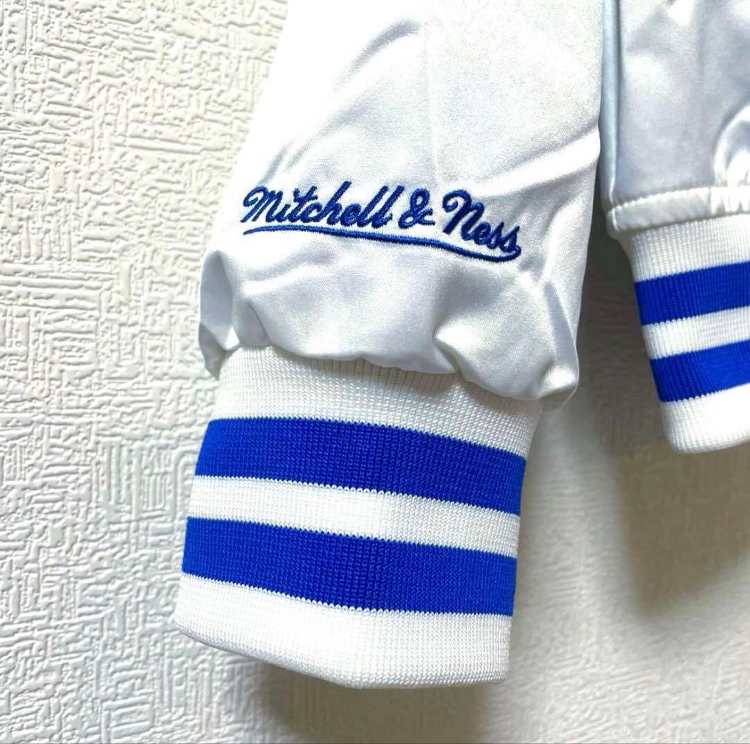 ドジャース スタジャン　ミッチェル＆ネ　Dodgers L (XL相当) 白