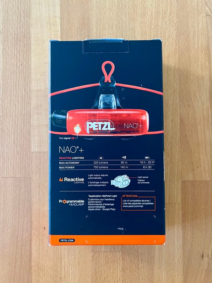 PETZL (ペツル) NAO+ ヘッドランプ