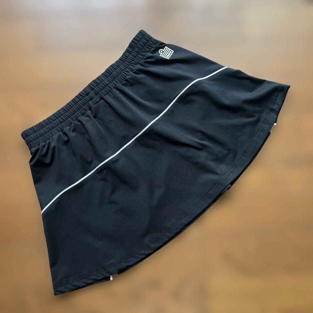 admiral ブラック テニススコート　M
