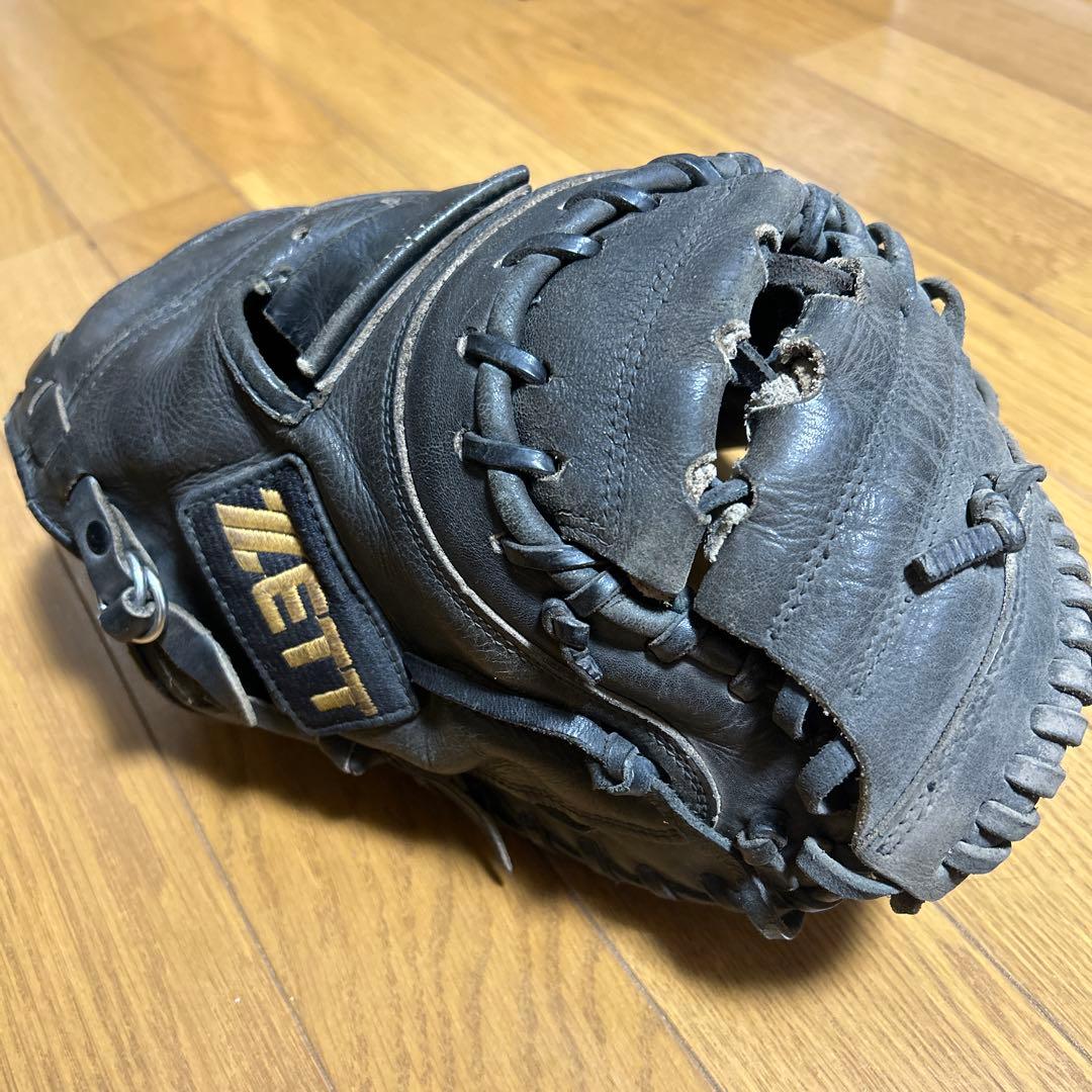 硬式用 ZETT プロステータス pro status キャッチャーミット 黒