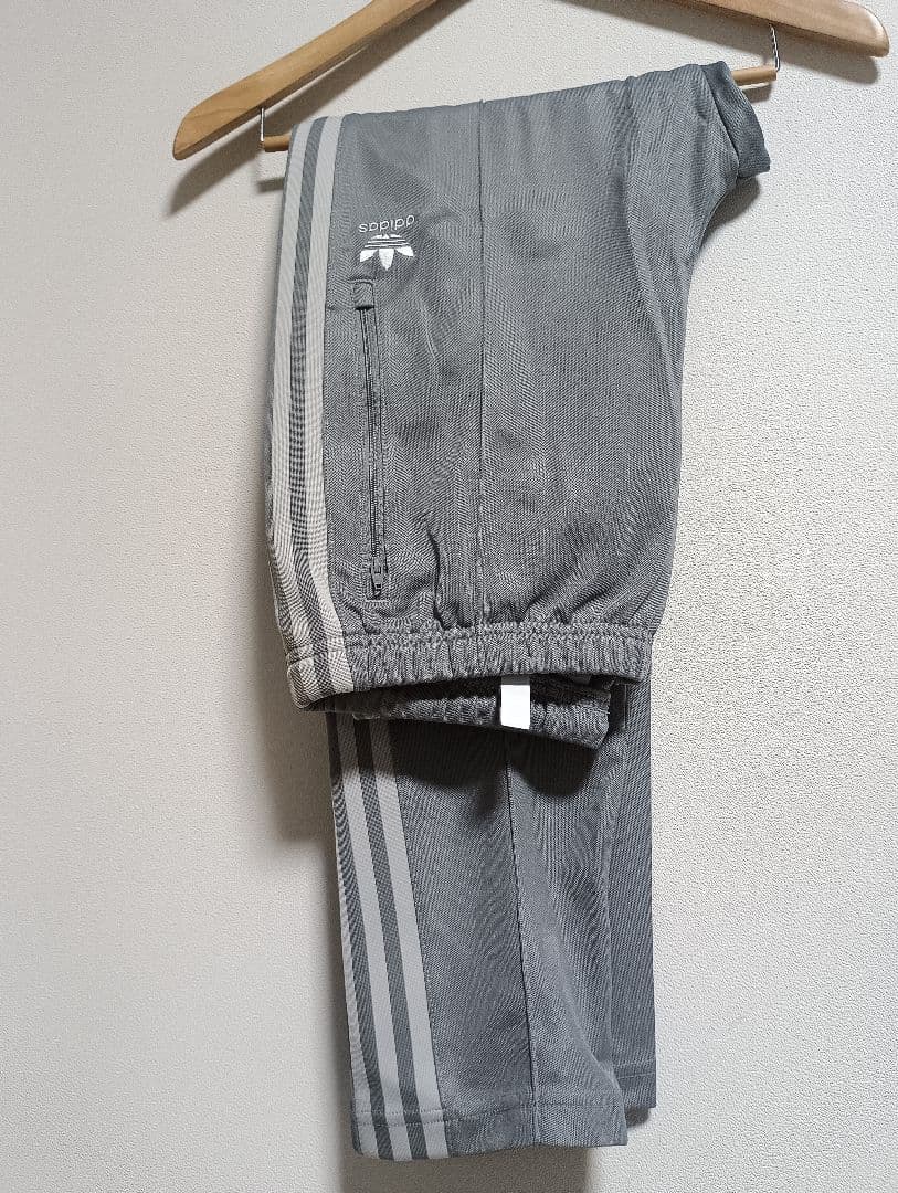 adidas グレー ジャージ パンツ ベッケンバウアー タグ付