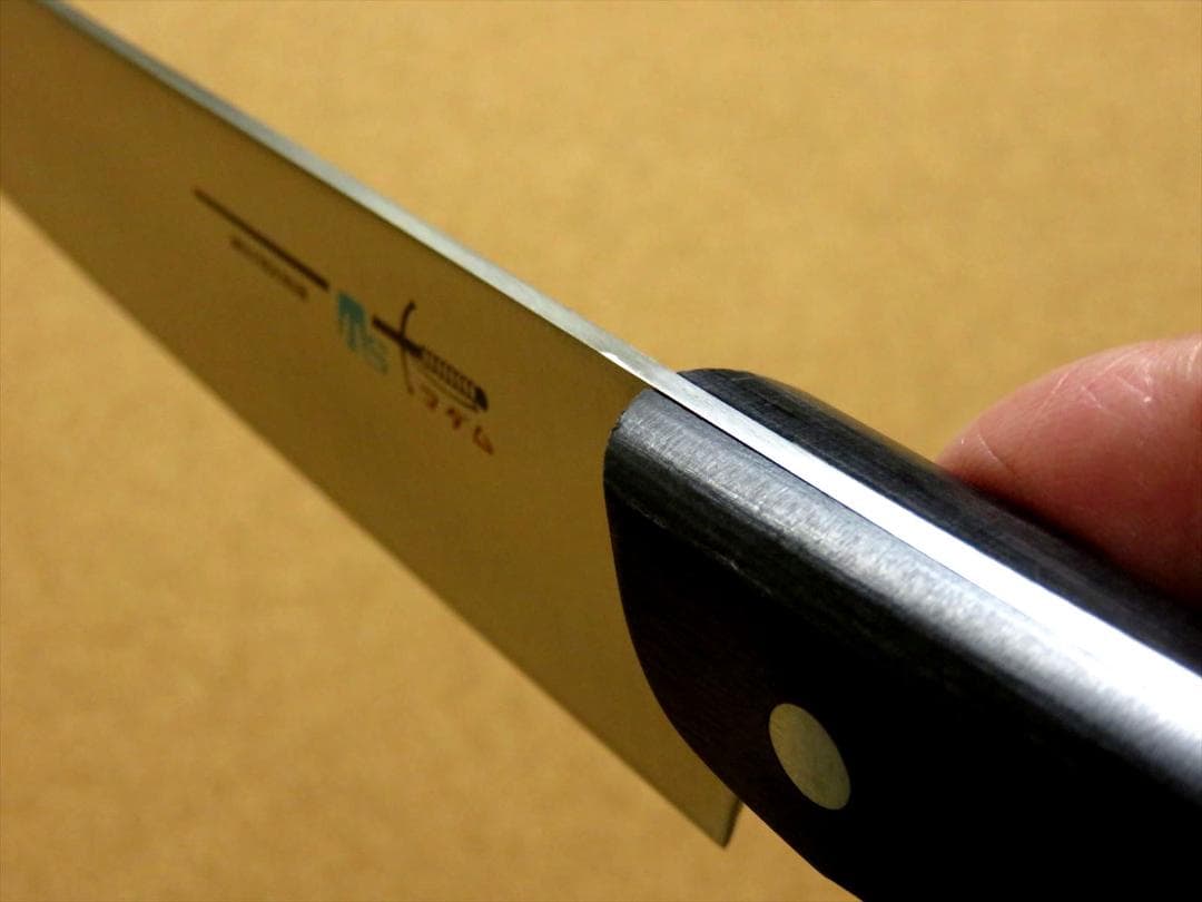 関の刃物 筋引包丁 200mm AUS-8 モリブデン ハム切り 刺身包丁 両刃