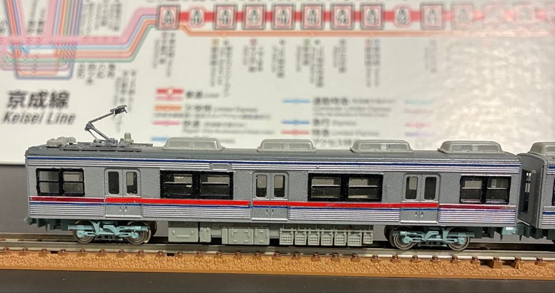 管理番号1831 Nゲージ 京成 3500形 更新車８両【ジャンク品】