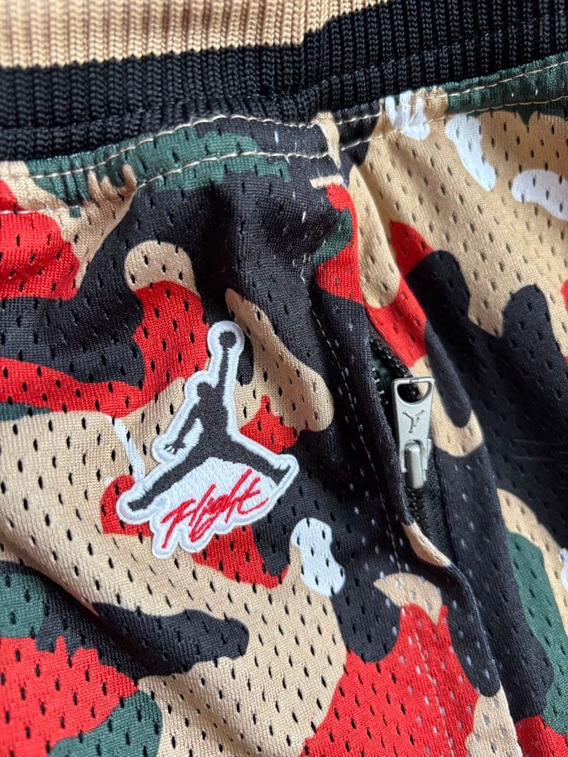 JORDAN カモフラージュ メッシュ バスケットボールパンツ