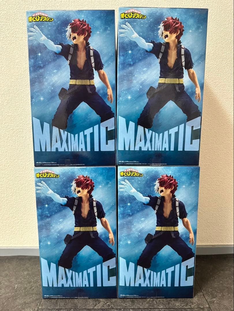 【新品4体セット】僕のヒーローアカデミア MAXIMATIC 轟焦凍 フィギュア